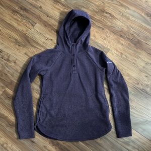 Columbia Hooded Shirt/ Sweatshirt, Quarter Snap, Women’s Size M NWOT